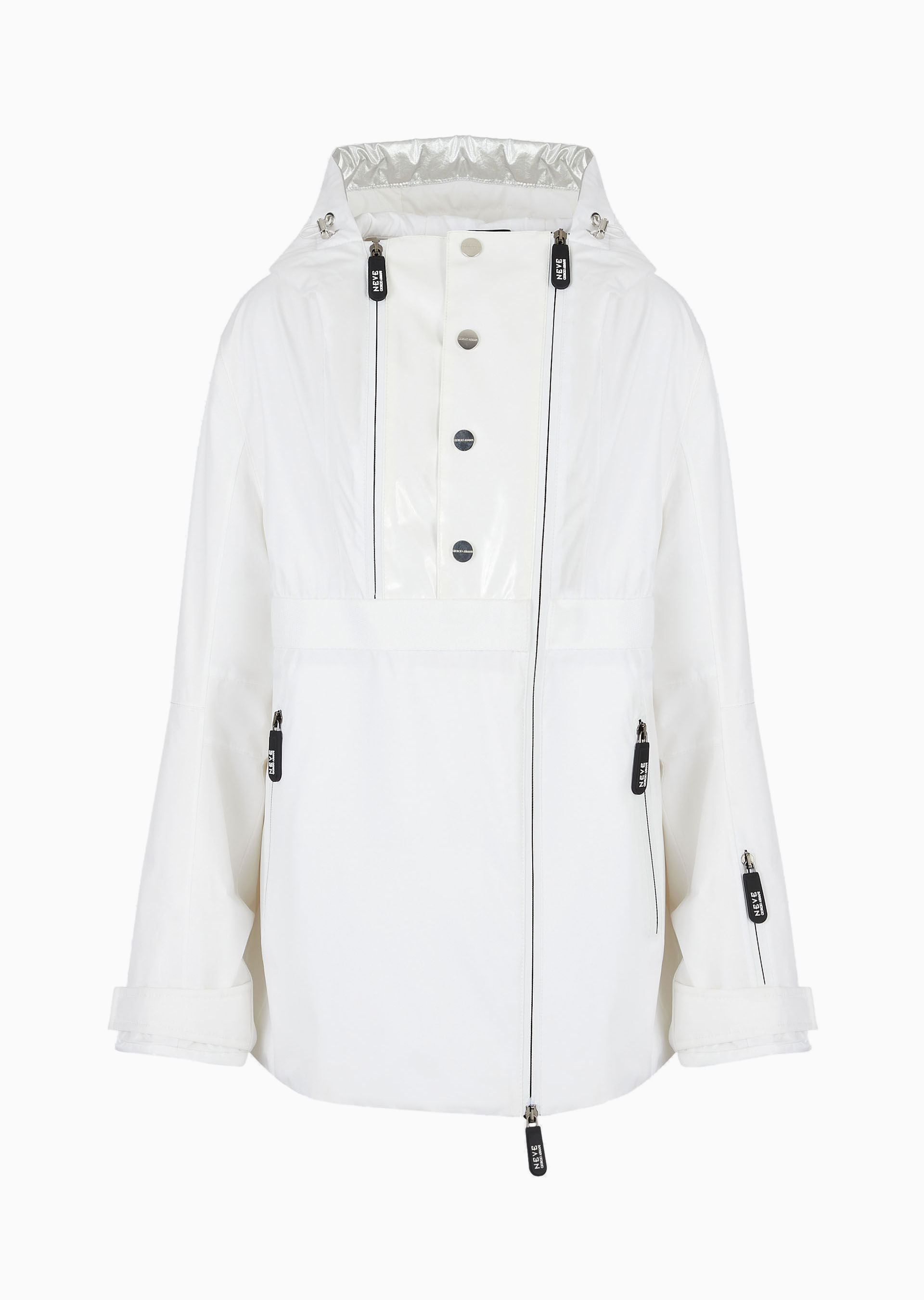 J*a様 GIORGIO ARMANI ジャケット　アウター　白　38　スタンド Casaco Neve Branco de Grife | Giorgio Armani