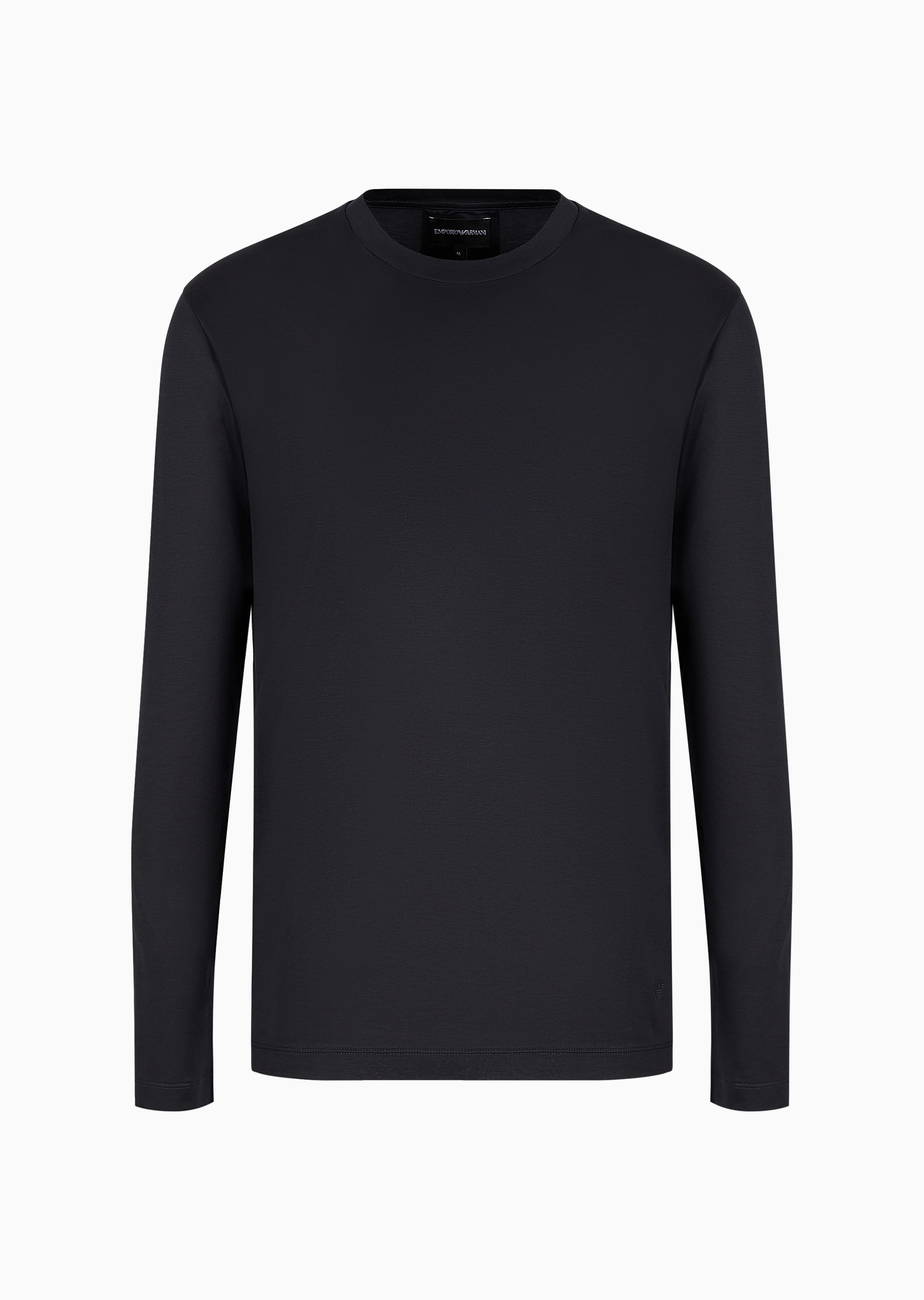 Camiseta Manga Longa Azul Marinho | Emporio Armani