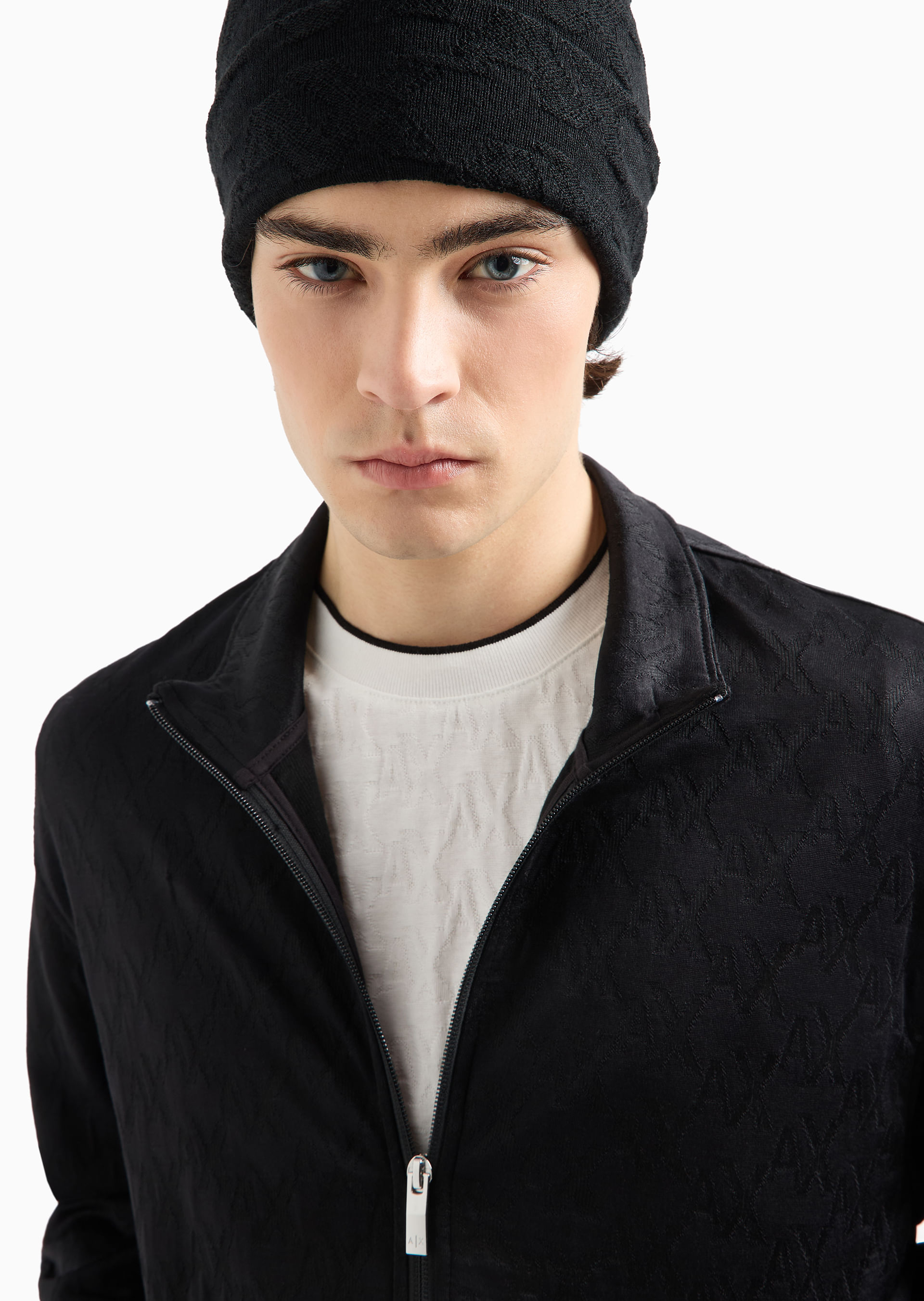 Moletom com estampa de monograma - Armani Moletom com estampa de monograma - Armani