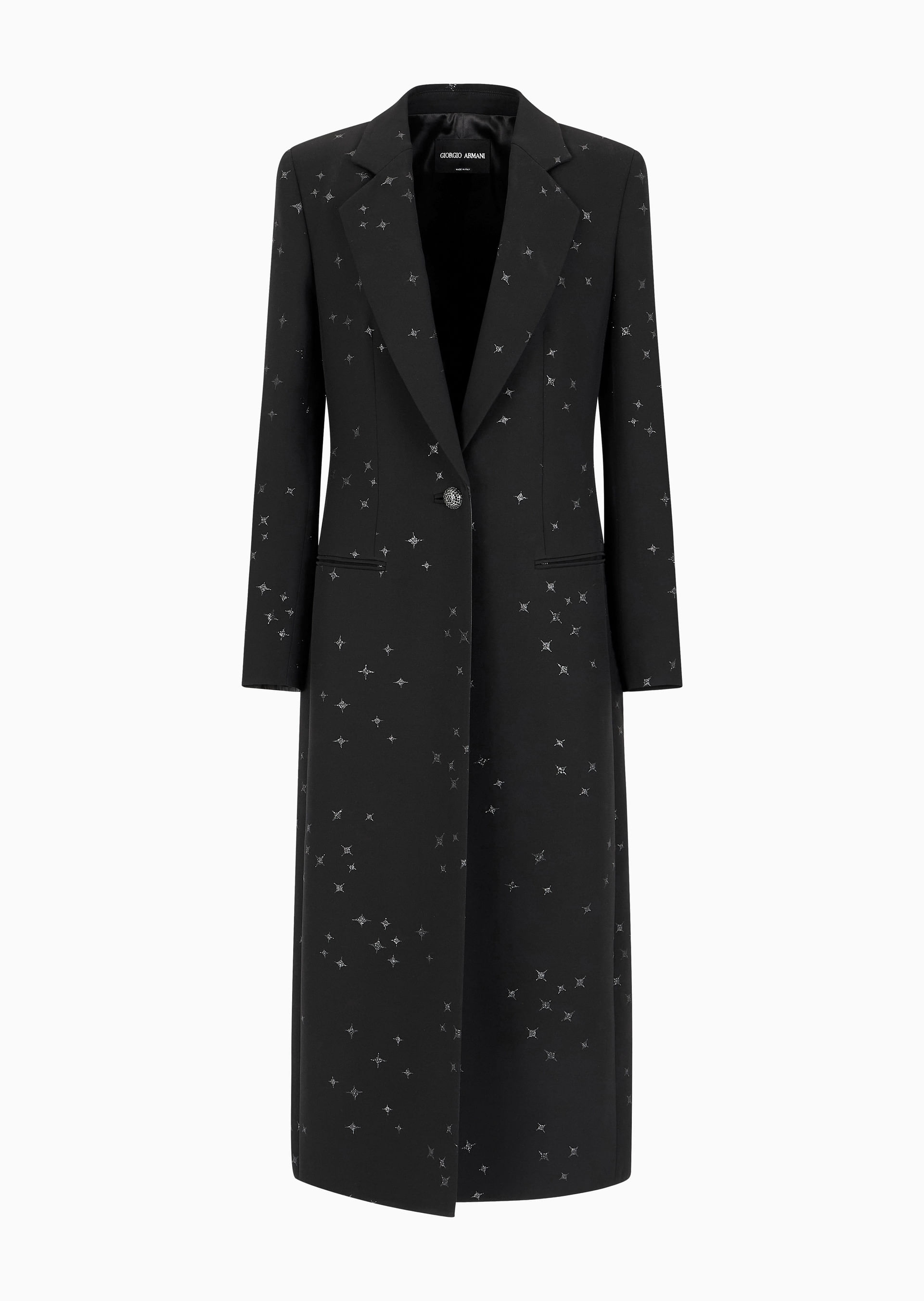 ジャケット・アウター special emporio Armani long coat Sobretudo de Tecido Preto | Giorgio Armani
