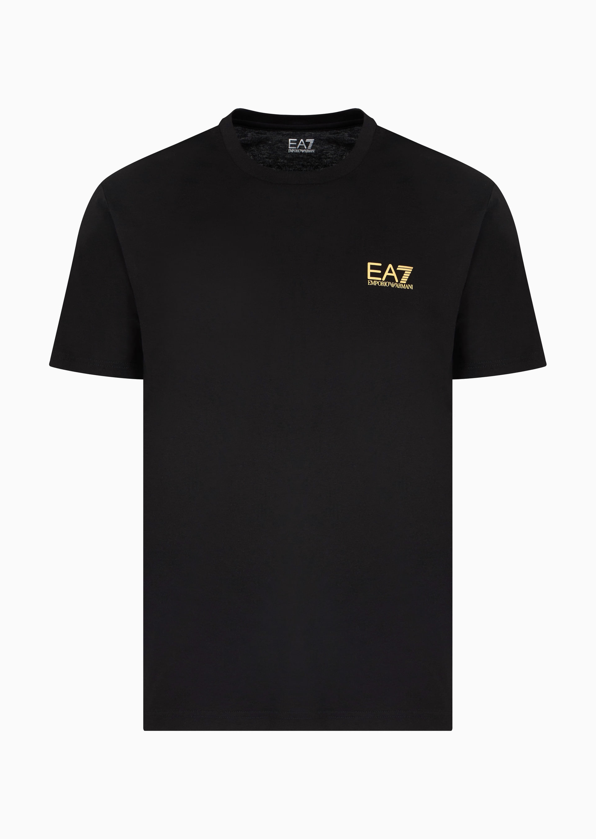 ARMANI Tシャツ XL Camiseta Logo Central Regular Azul Escuro | Armani Exchange
