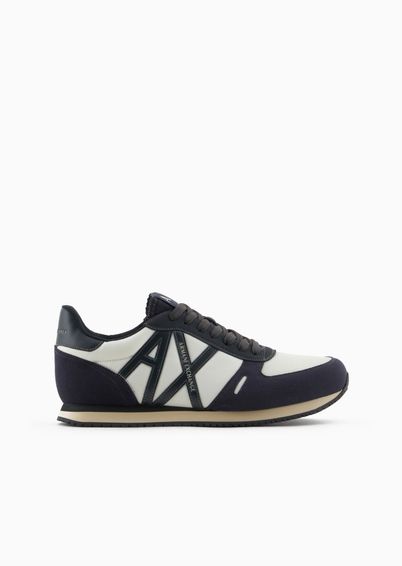 Azul marinho/Preto/Off White - 12 UK - 44 BR