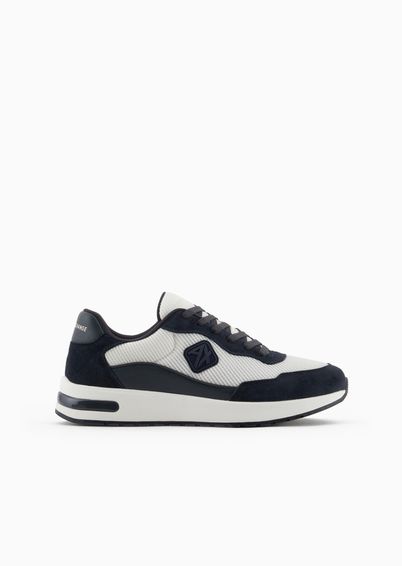 Azul marinho/Off White/Preto - 9 UK - 41 BR