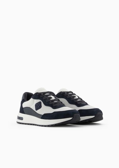 Azul marinho/Off White/Preto - 9 UK - 41 BR