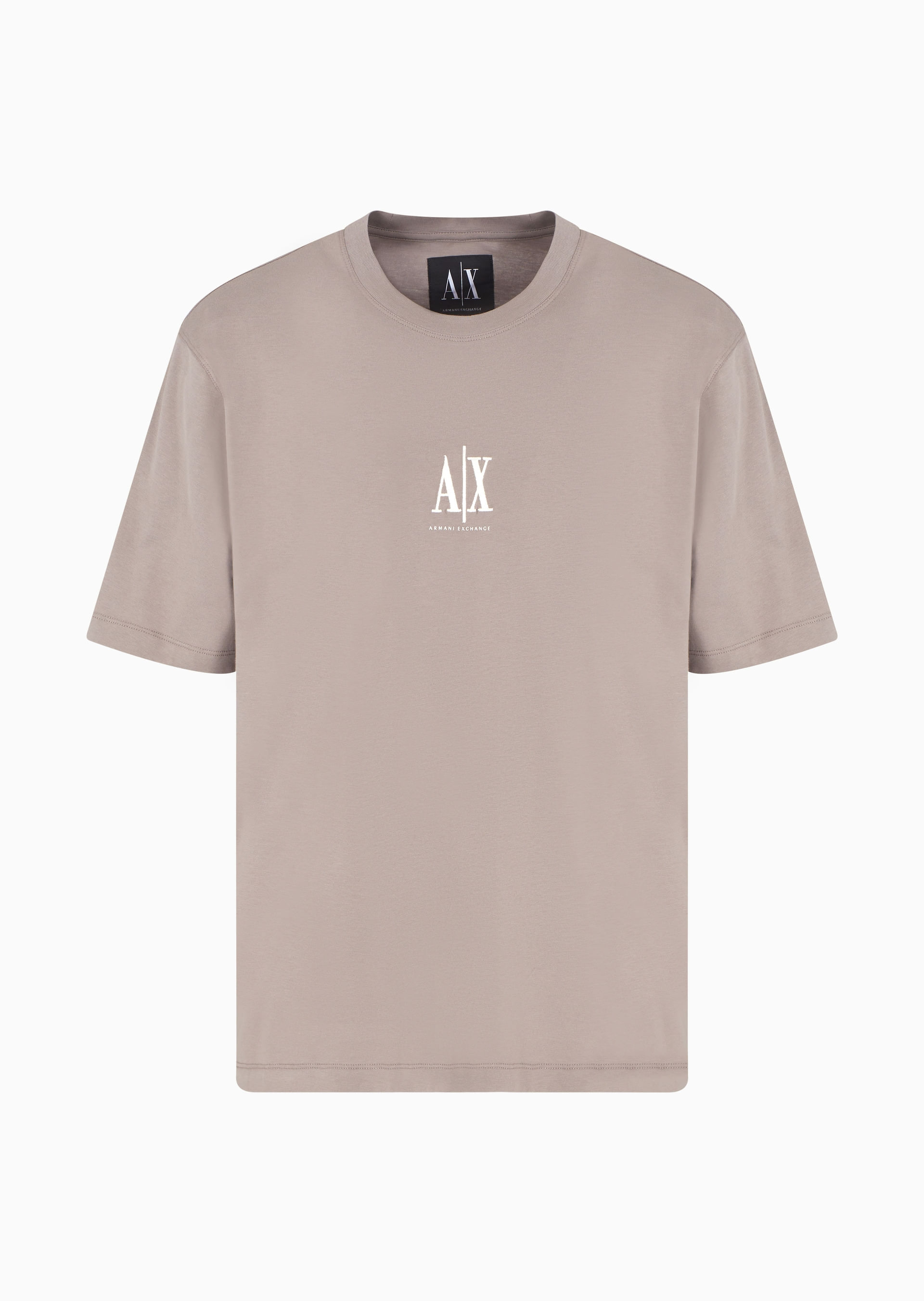 ARMANI Tシャツ XL Camiseta Logo Central Regular Azul Escuro | Armani Exchange