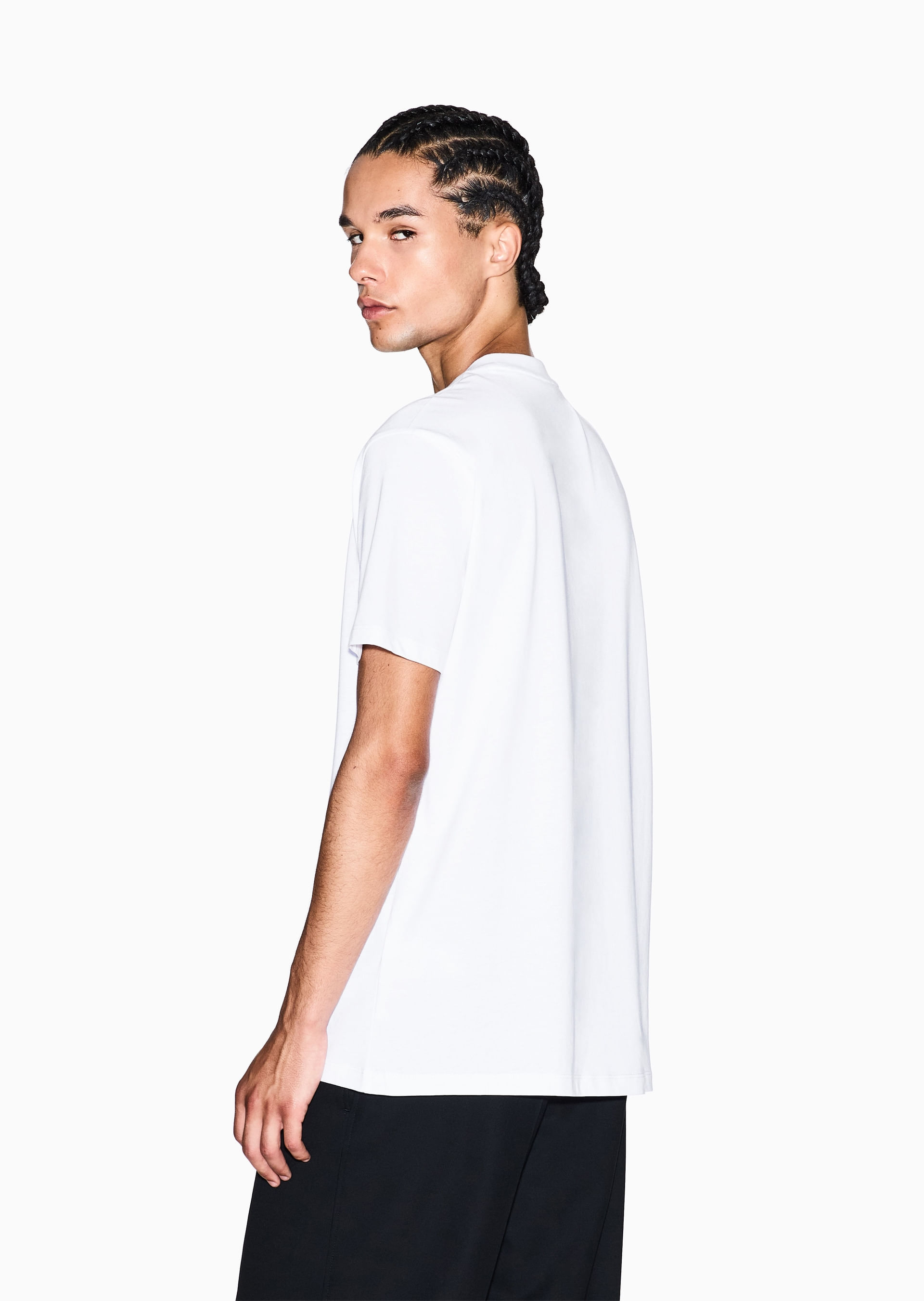 Camiseta Night Lab Branca Regular Fit | Armani Exchange