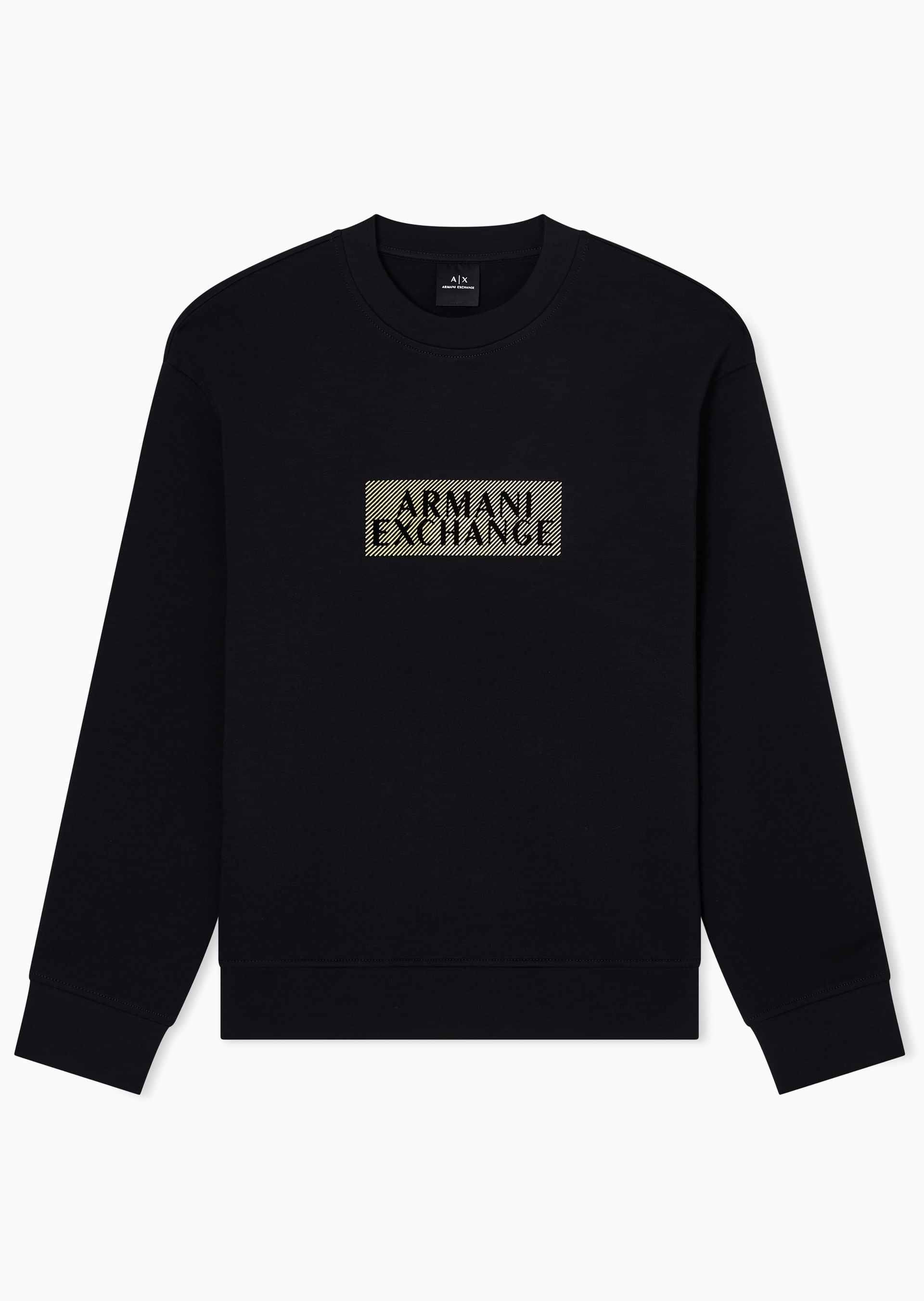 Moletom Redonda com Logo Dourado Armani Exchange Armani - Main Image