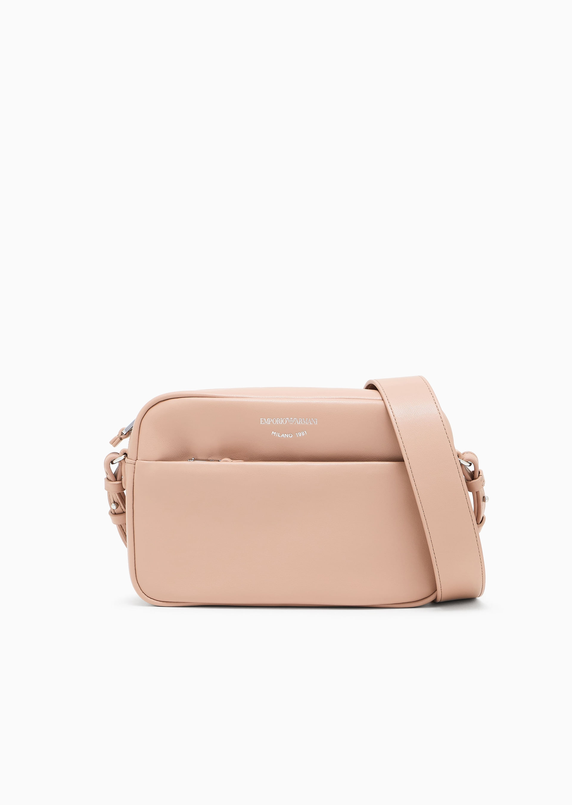 Bolsa Transversal MyEA Mini em Couro Bege | Emporio Armani