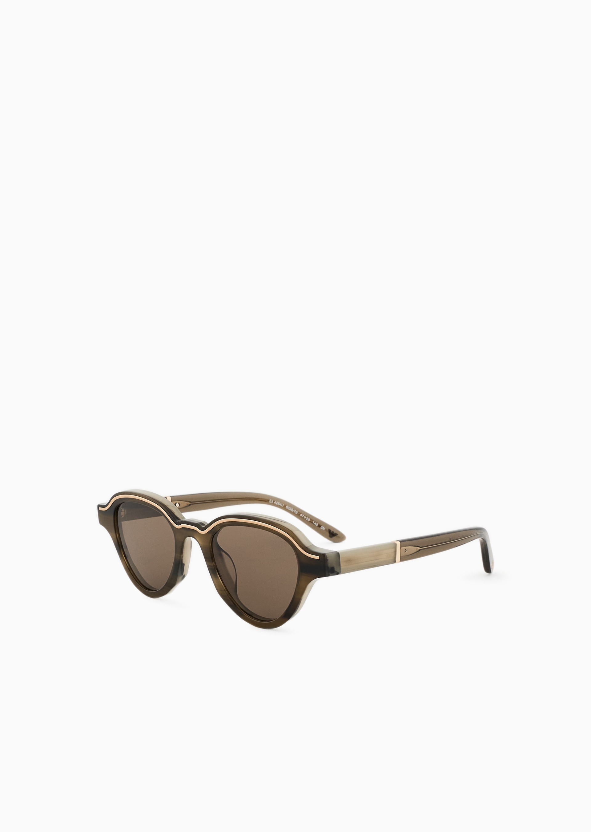 Óculos Sol Marrom Design Moderno | Emporio Armani