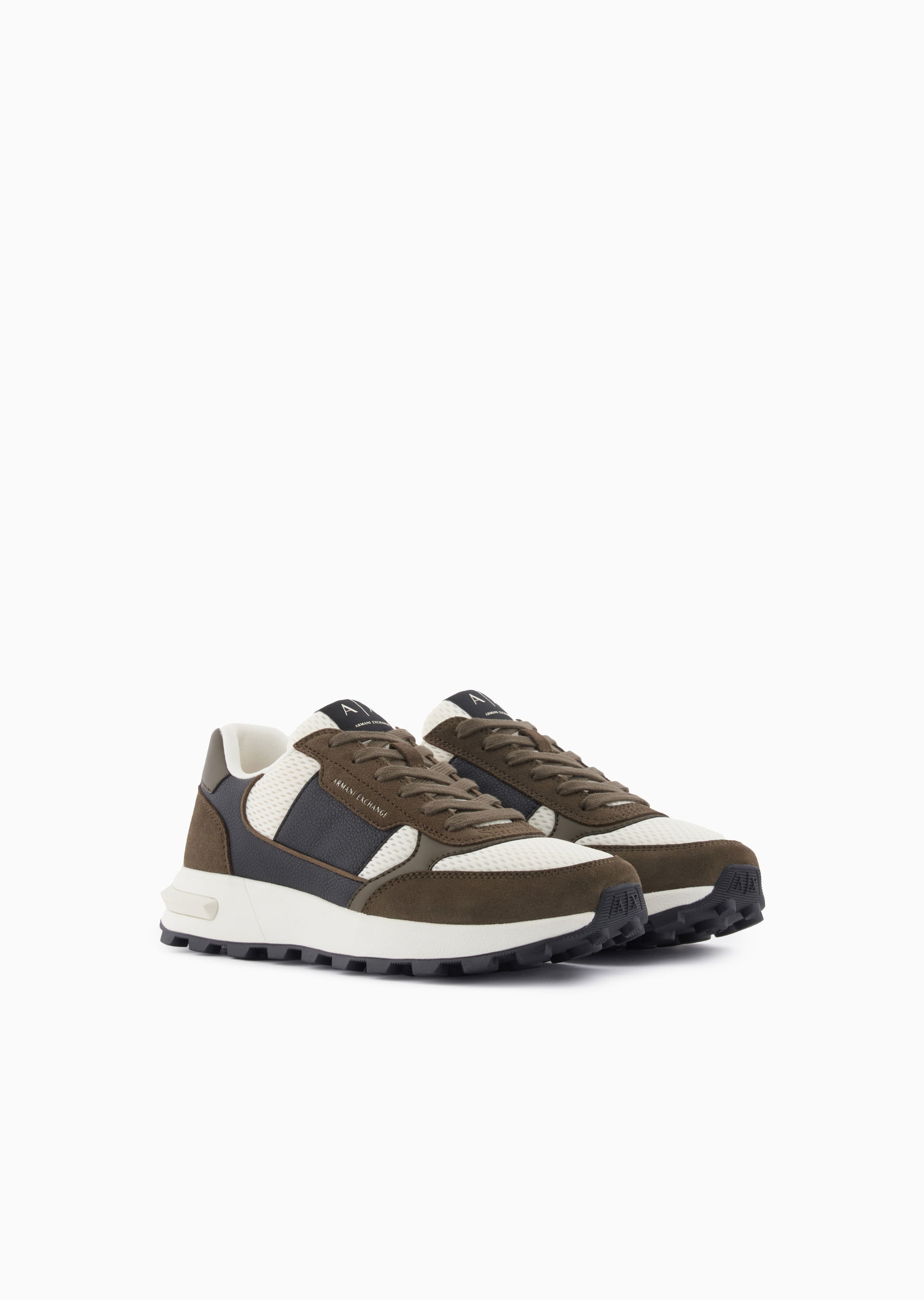 Tênis em Tecido Tecnológico Marrom | Armani Exchange