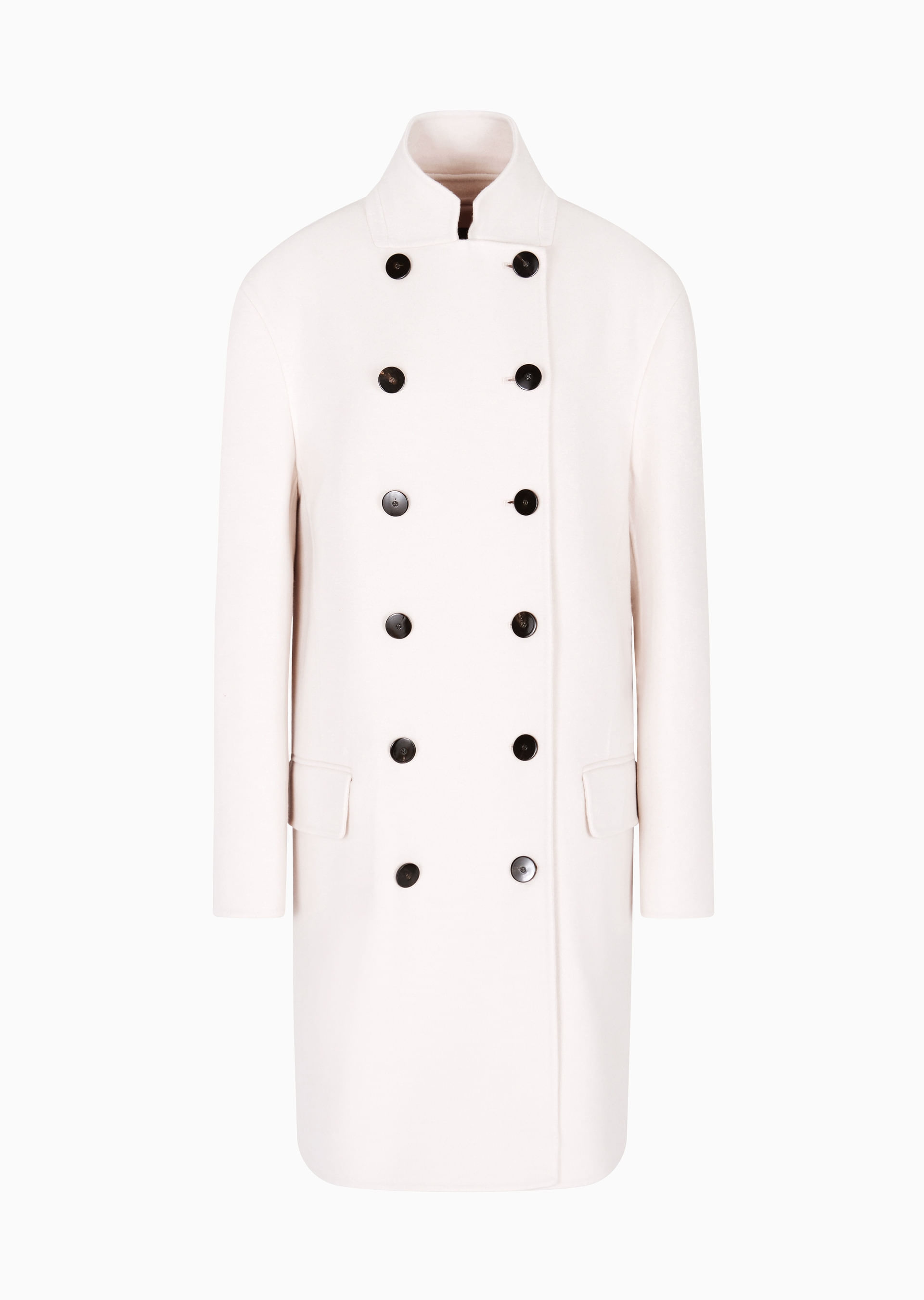Casaco Abotoamento Duplo Off White | Giorgio Armani