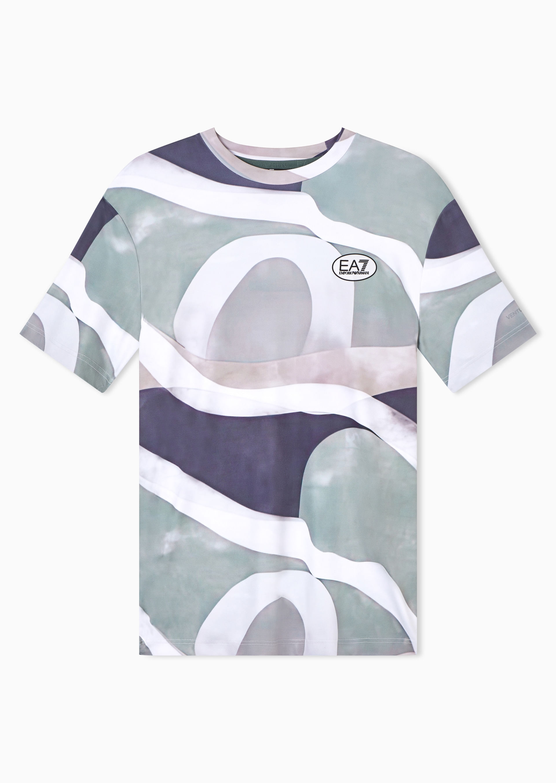 Camiseta Tennis Pro com Estampa VENTUS7 Verde | EA7
