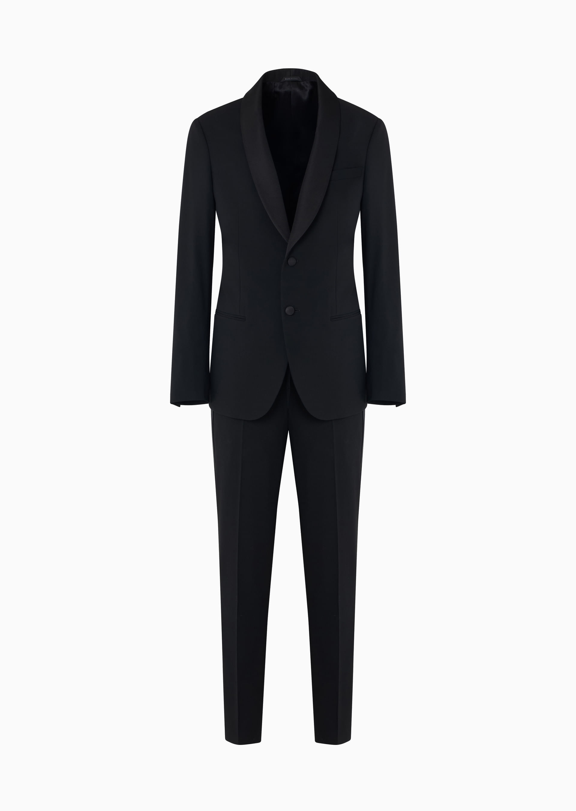Smoking Soho Preto em Crepe de Lã | Giorgio Armani