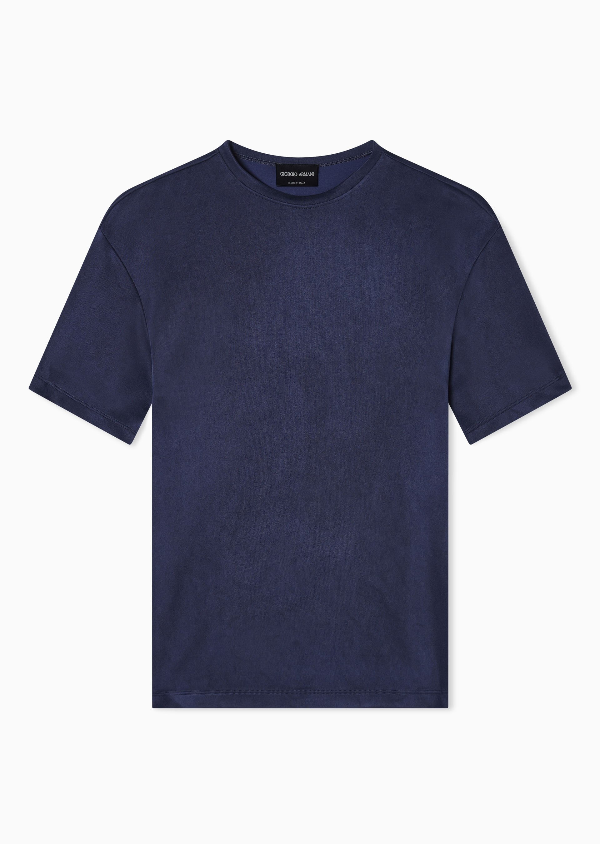 GIORGIO ARMANI　【ky】 Camiseta Azul Masculina | Giorgio Armani