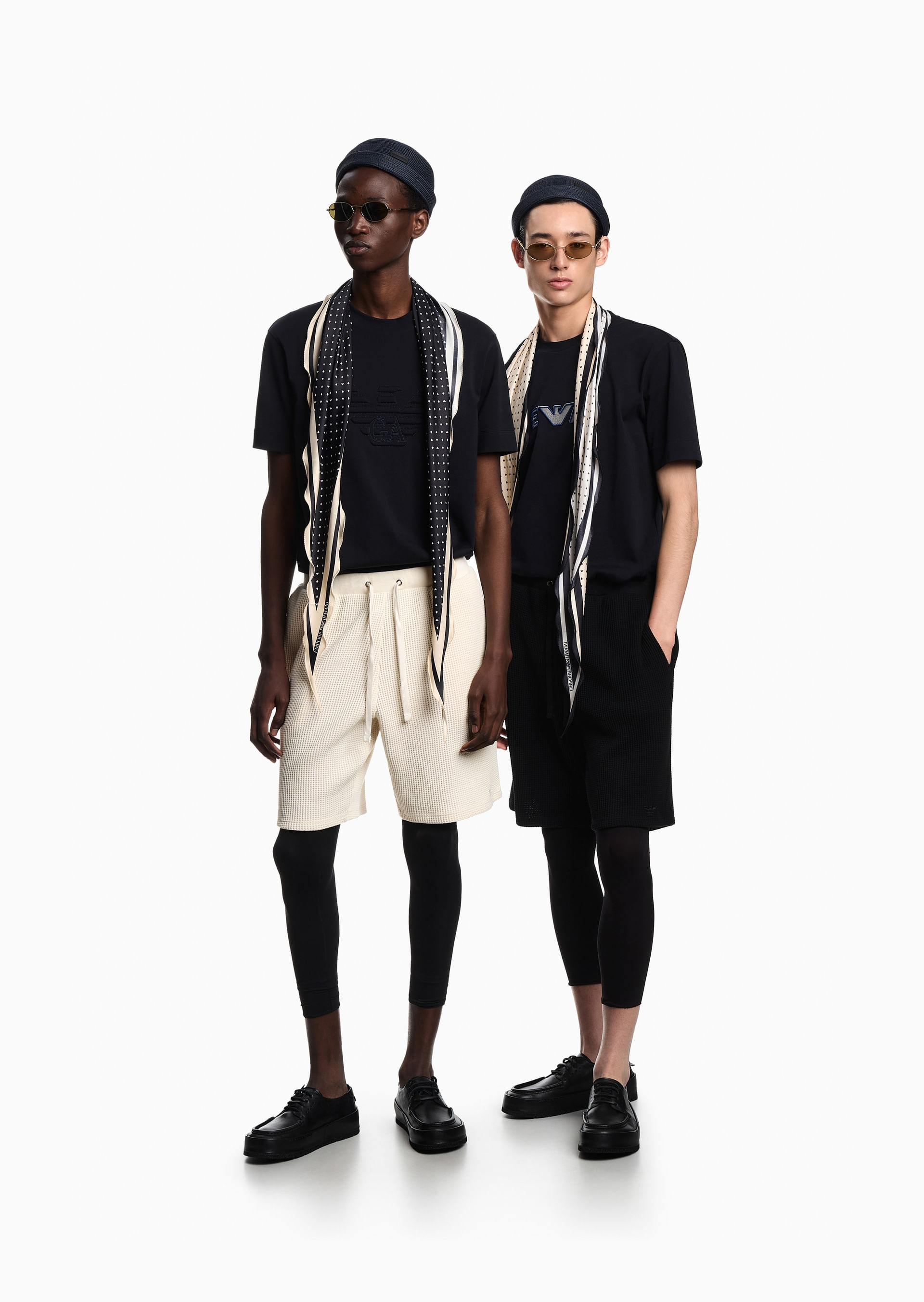 Camiseta Azul Marinho Algodão | Emporio Armani