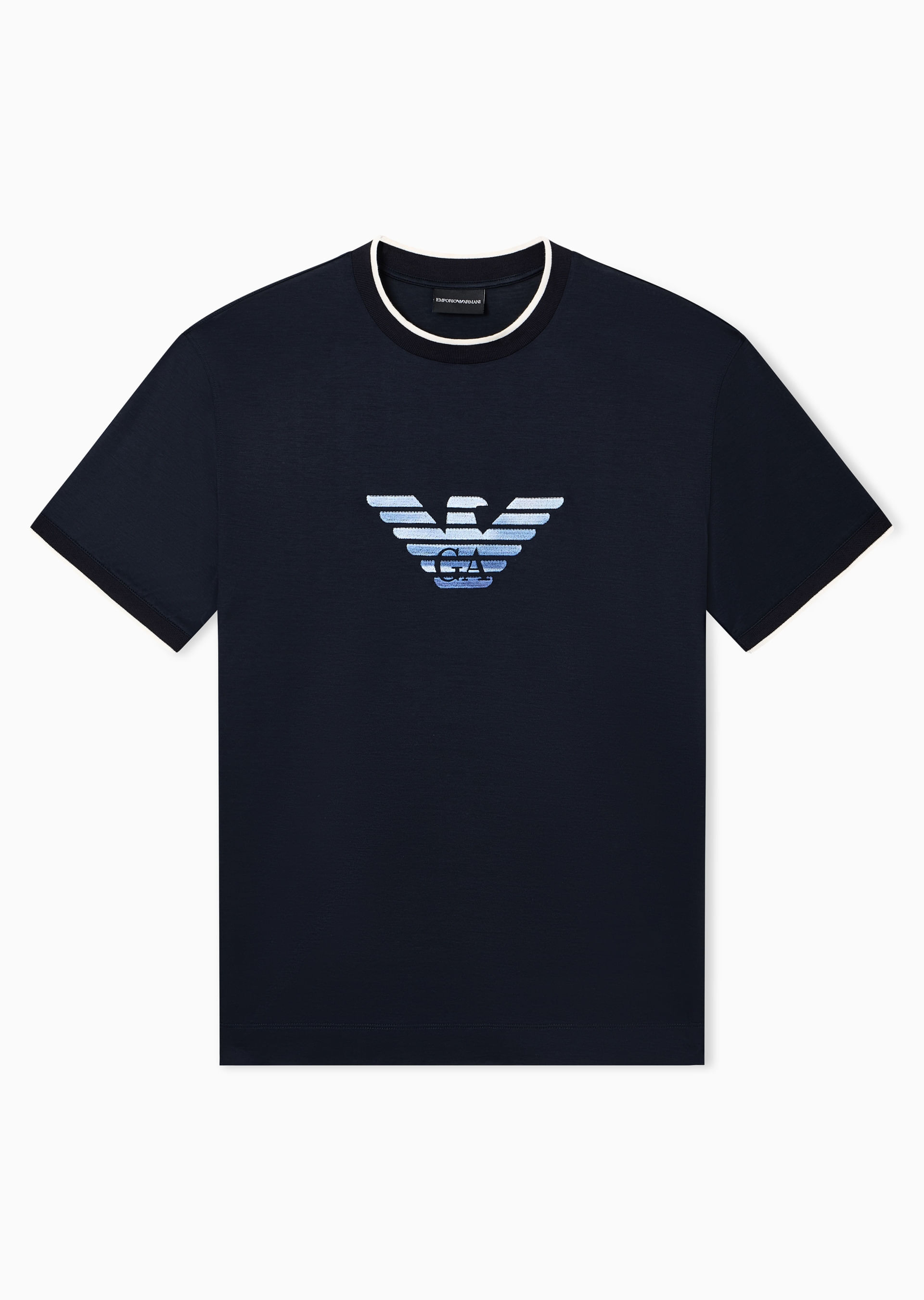 Camiseta EA Azul Marinho Essencial | Emporio Armani