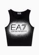 EA7 Top em Jersey Elástico Visibility Preto