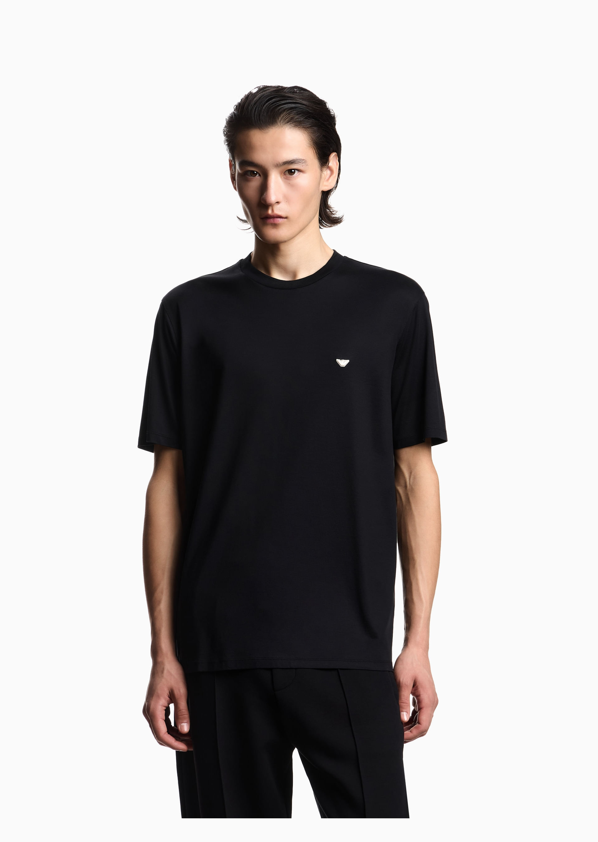 Camiseta em Jersey | Emporio Armani