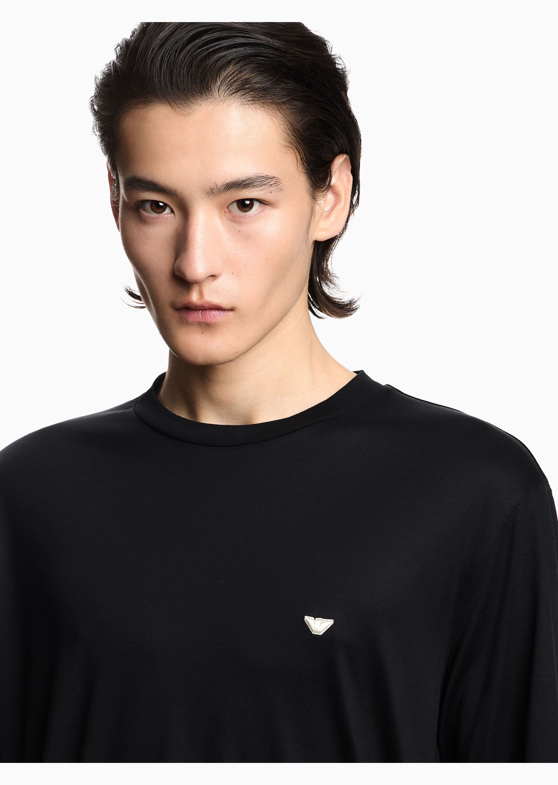 Camiseta em Jersey | Emporio Armani