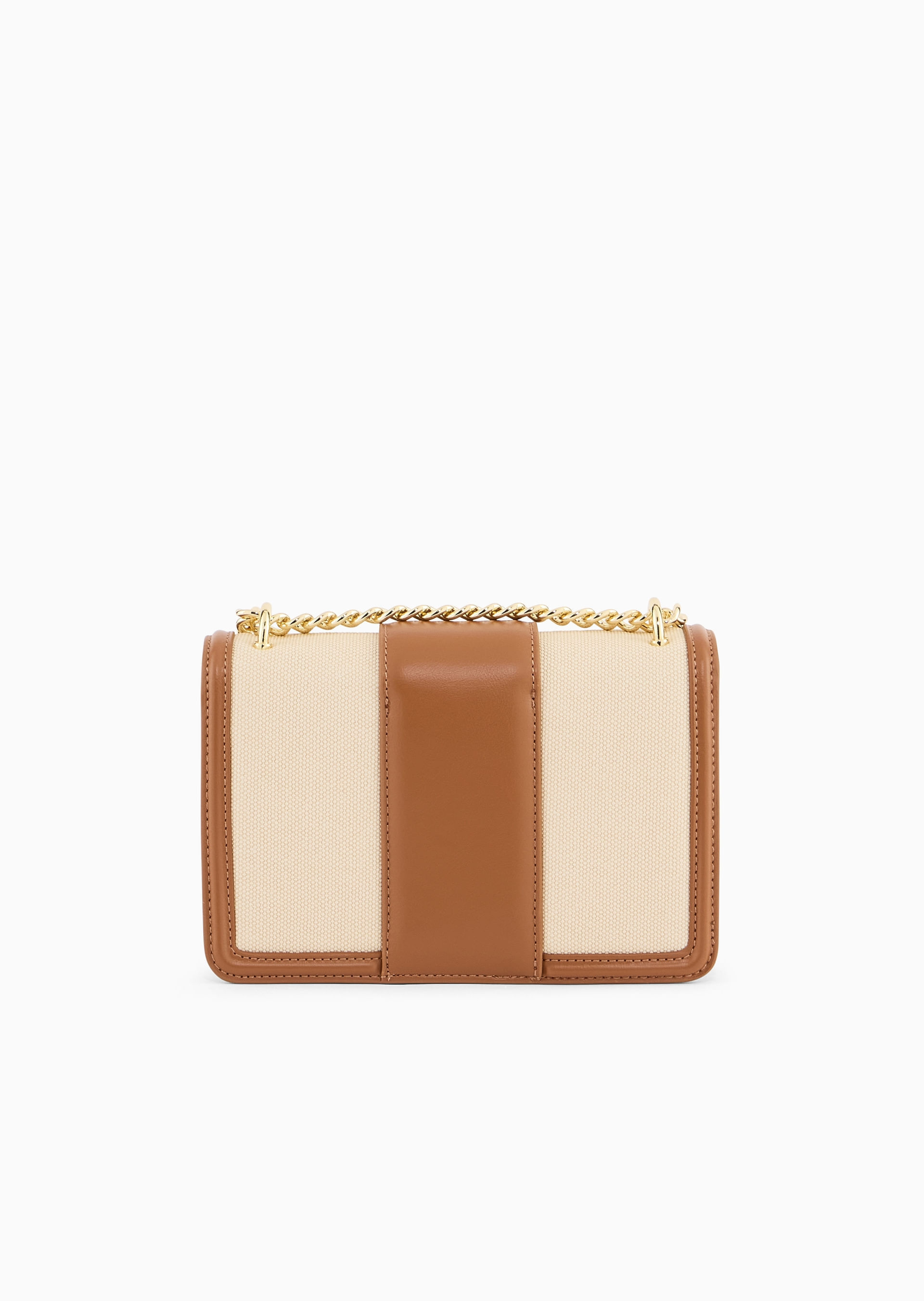 Mini Bolsa Tiracolo em Tecido Tramado Cru | Armani Exchange