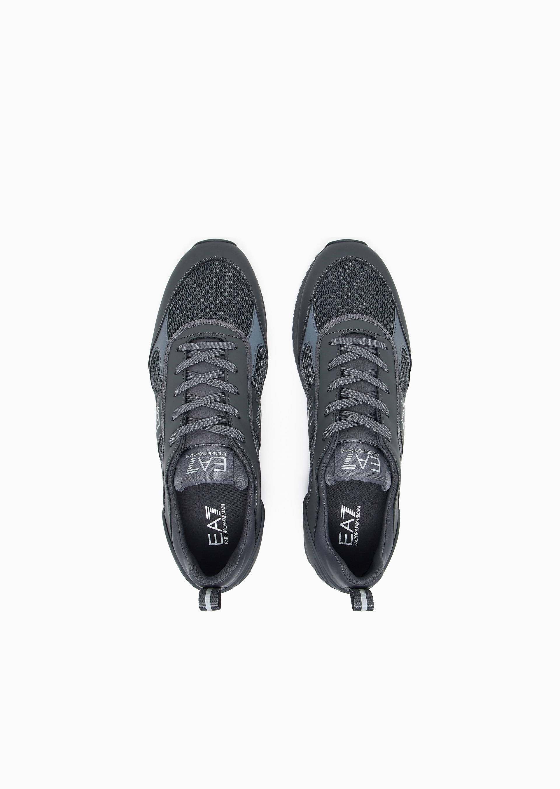 Tênis Black and White Collection com Cadarços Preto | EA7