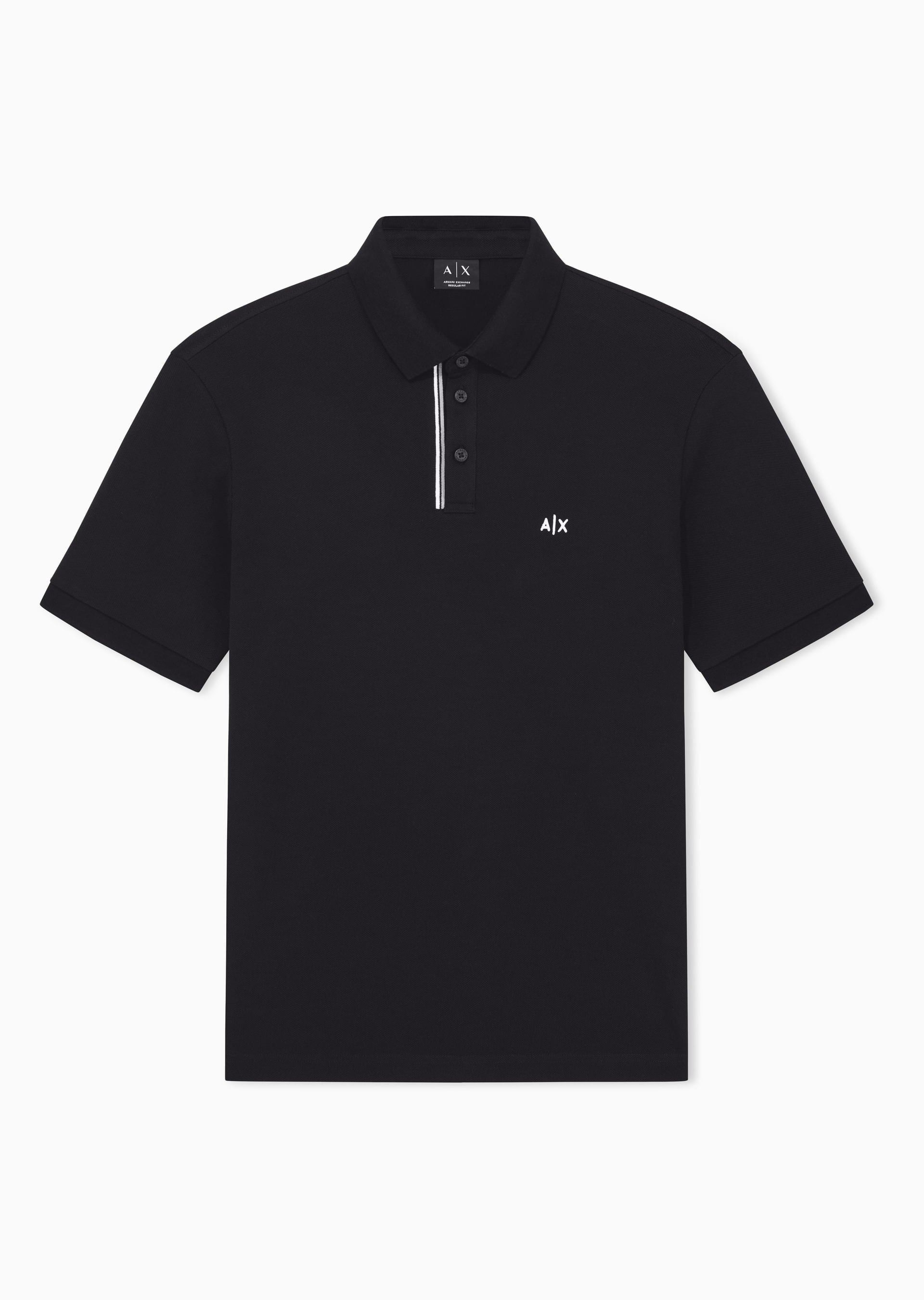 Camisa Polo Lisa Preta Premium | Armani Exchange