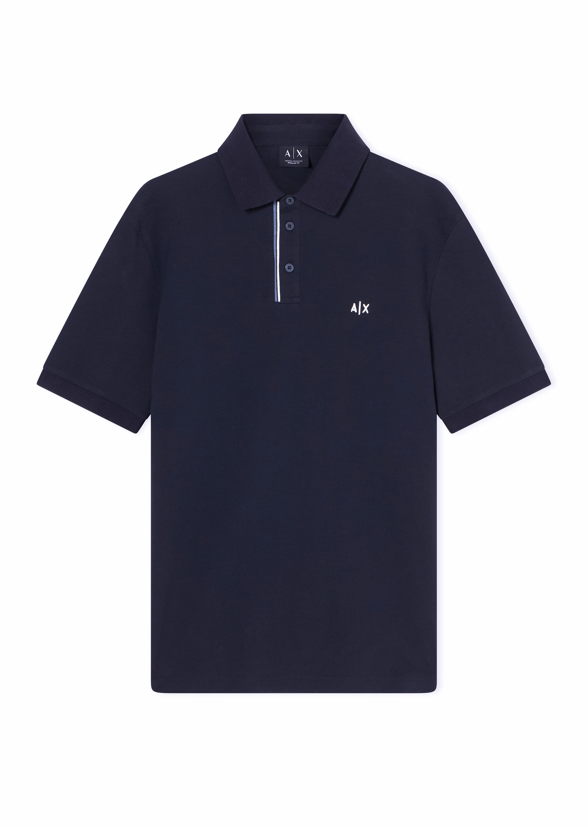 h【ARMANI EXCHANGE】POLO SHIRT 811T Camisa Polo Azul Marinho | Armani Exchange
