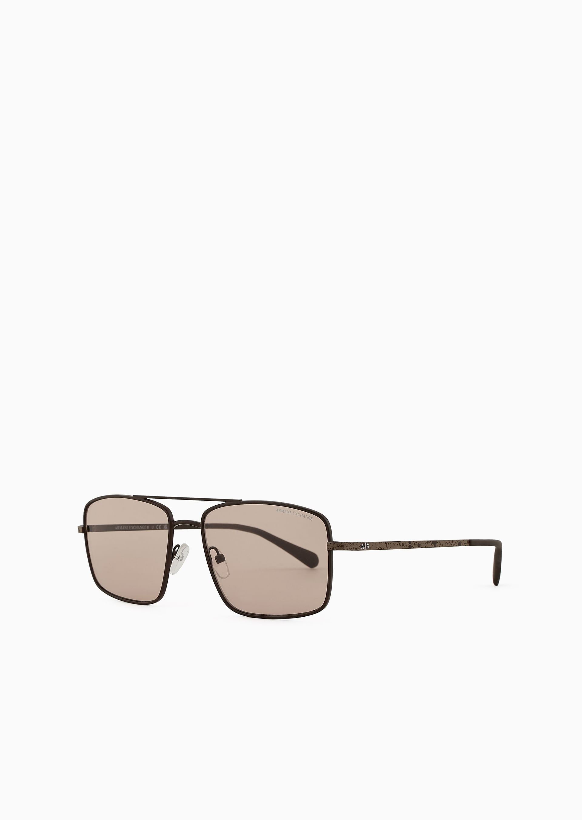 Óculos de Sol Pilot Marrom Fosco | Armani Exchange