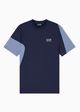 EA7 Camiseta Tennis Pro em Tecido Técnico com Ventus7 Azul
